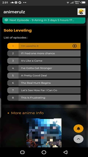 Animerulz screenshot 1