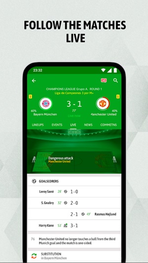 BeSoccer screenshot 2