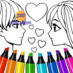 Hari cinta permainan warna